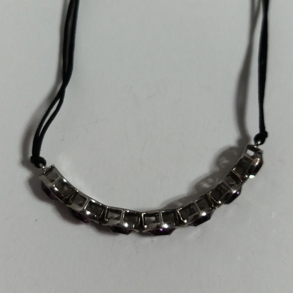 Purple Swarovski Crystal Bolo Bracelet STS Karis - Picture 7 of 8